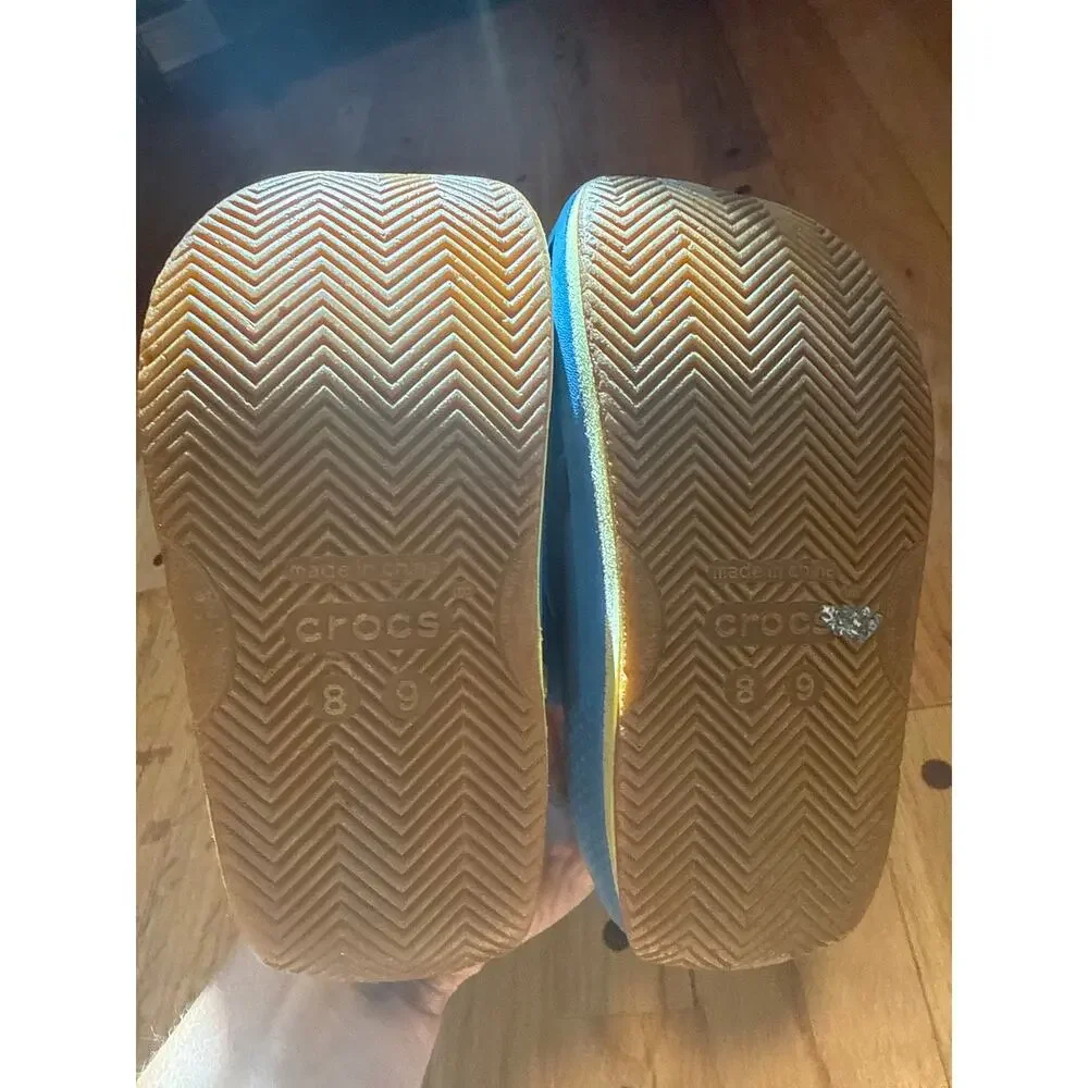Crocs Classic Clogs Toddler C8/C9 Blue Slip On Shoes Kids Water Play